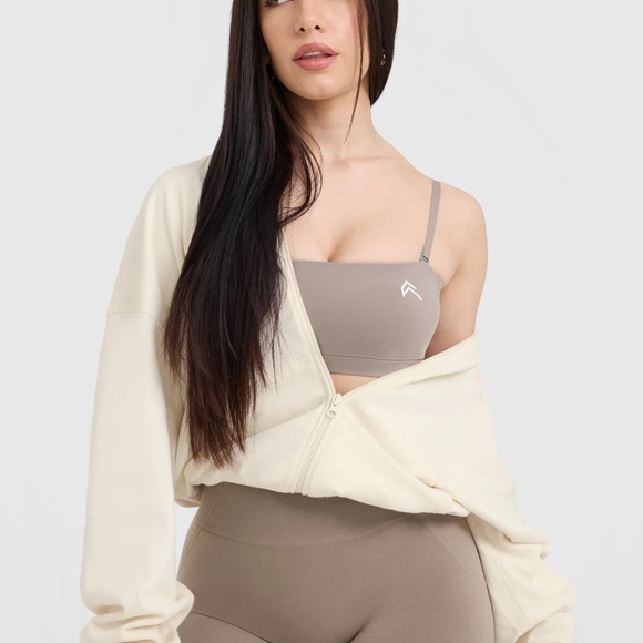 Oner active Raw Lounge Oversized Zip Hoodie | Off White - M - Picture 5 of 5